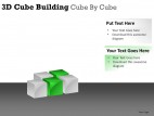 3d Cube Building Cube By Cube PowerPoint Presentation Slides