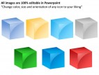 3d Cubes Style 1 PowerPoint Presentation Slides