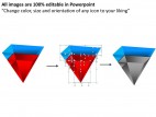 3d Pyramid Inverted PowerPoint Presentation Slides