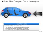 4 Door Blue Car Side View PowerPoint Presentation Slides