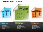 Calendar 2011 Planner PowerPoint Presentation Slides
