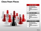 Chess Pawn Pieces PowerPoint Presentation Slides