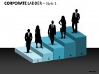 Corporate Ladder Style 1 PowerPoint Presentation Slides