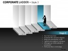 Corporate Ladder Style 2 PowerPoint Presentation Slides