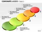 Corporate Ladder Style 3 PowerPoint Presentation Slides