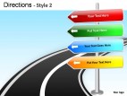 Directions Style 2 PowerPoint Presentation Slides