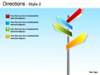 Directions Style 2 PowerPoint Presentation Slides