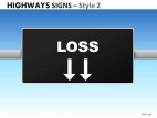 Highway Signs Style 2 PowerPoint Presentation Slides