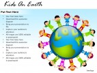 Kids On Earth PowerPoint Presentation Slides