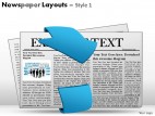 Newspaper Layouts Style 1 PowerPoint Presentation Slides