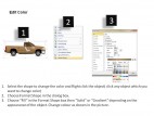 Pickup Brown Truck Side View PowerPoint Presentation Slides