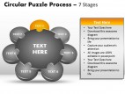 PowerPoint Template Circular Puzzle Process Ppt Slides