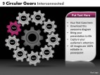 PowerPoint Template Global Circular Gears Ppt Slides