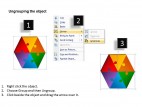 PowerPoint Template Graphic Hexagon Puzzle Process Ppt Slides