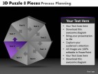 PowerPoint Template Graphic Puzzle Process Ppt Slides