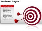PowerPoint Template Image Goals And Targets Ppt Slides