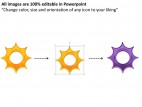 PowerPoint Template Leadership Circular Gears Ppt Slides