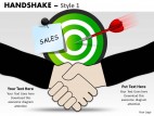 PowerPoint Template Leadership Handshake Ppt Slides