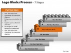 PowerPoint Template Leadership Lego Blocks Process Ppt Slides