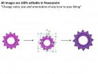 PowerPoint Template Marketing Circular Gears Ppt Slides