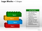 PowerPoint Template Marketing Lego Blocks Ppt Slides