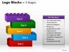 PowerPoint Template Marketing Lego Blocks Ppt Slides