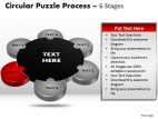 PowerPoint Template Process Circular Puzzle Ppt Slides