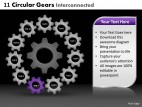 PowerPoint Template Success Circular Gears Ppt Slides