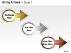 Shiny Arrows Style 1 PowerPoint Presentation Slides