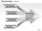 Shiny Arrows Style 2 PowerPoint Presentation Slides