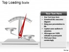 Top Loading Scale PowerPoint Presentation Slides