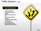 Traffic Direction Signs PowerPoint Presentation Slides