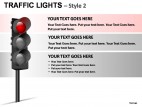 Traffic Lights Style 2 PowerPoint Presentation Slides
