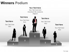Winners Podium PowerPoint Presentation Slides