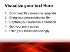 Abstract Waves Design PowerPoint Template 1010