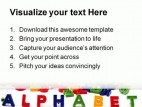 Alphabet Education PowerPoint Backgrounds And Templates 1210