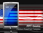 American Mobile Technology PowerPoint Templates And PowerPoint Backgrounds 0411