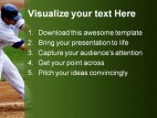 Baseball Sports PowerPoint Template 0610