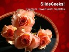 Beautiful Roses Beauty PowerPoint Template 1110
