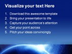 Blue Planet Science PowerPoint Template 1010