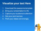 Business Search People PowerPoint Template 0910