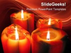 Candles Festival PowerPoint Template 1110