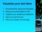 Cell Phone Music PowerPoint Template 0610