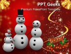 Christmas Family Events PowerPoint Templates And PowerPoint Backgrounds 0411