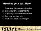 Christmas Party Celebration PowerPoint Template 1010