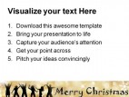 Christmas Party Celebration PowerPoint Template 1010
