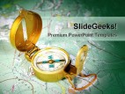 Compass Directions Travel PowerPoint Backgrounds And Templates 1210