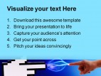 Computer Cursor And Hand People PowerPoint Templates And PowerPoint Backgrounds 0411