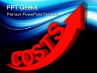Costs Increases Business PowerPoint Templates And PowerPoint Backgrounds 0411