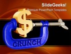 Crunch Money PowerPoint Template 0610